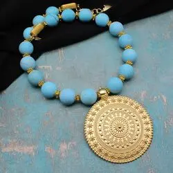 Этнические украшения с бирюзой