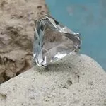 Коктейльное кольцо с кристаллом