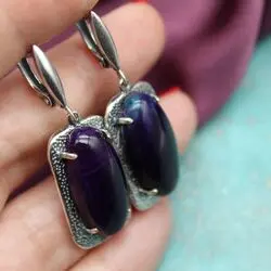 Серьги с агатами